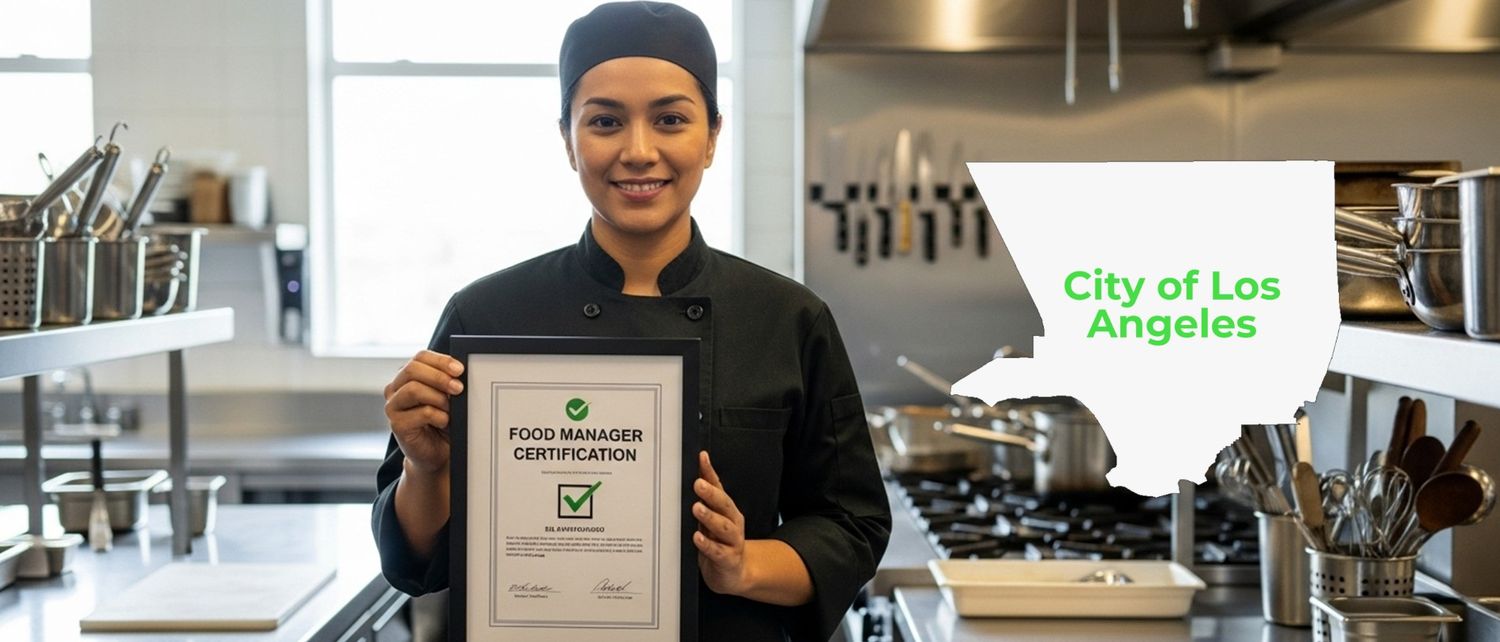 los angeles food manager certification