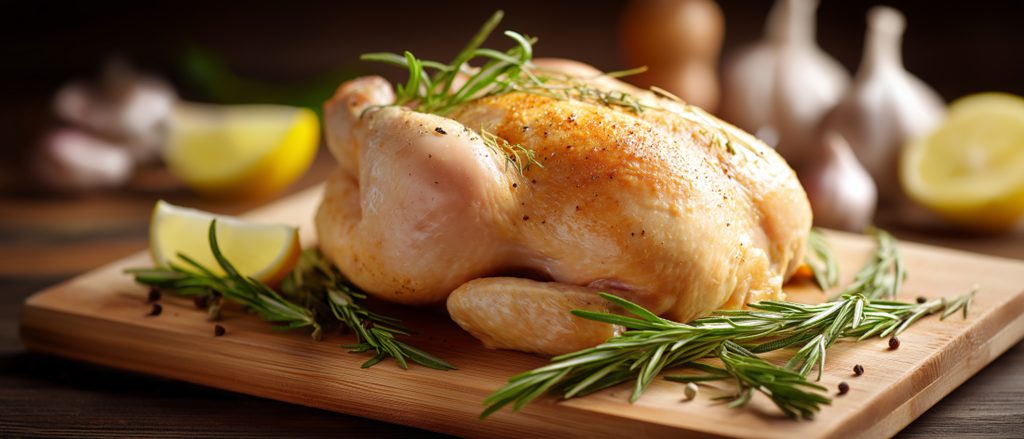 how long cooked chicken can sit out