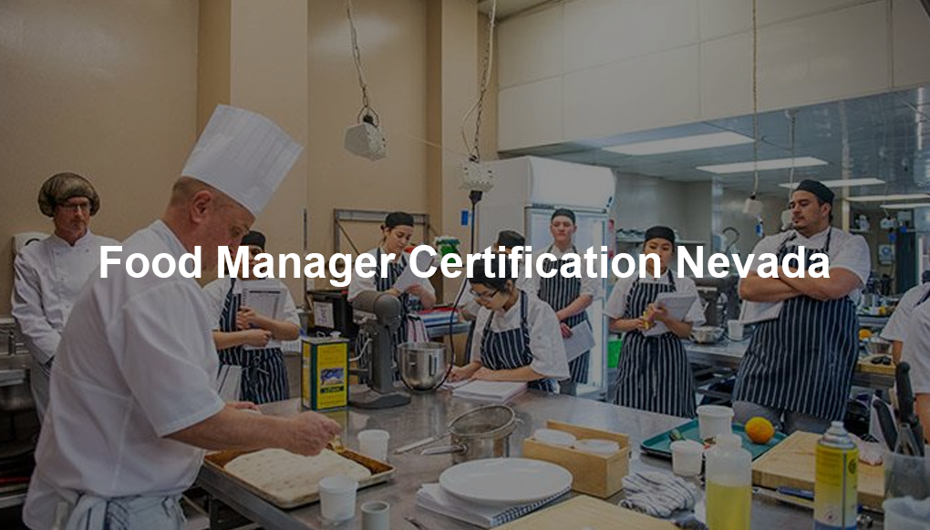 Food Manager Certification Nevada