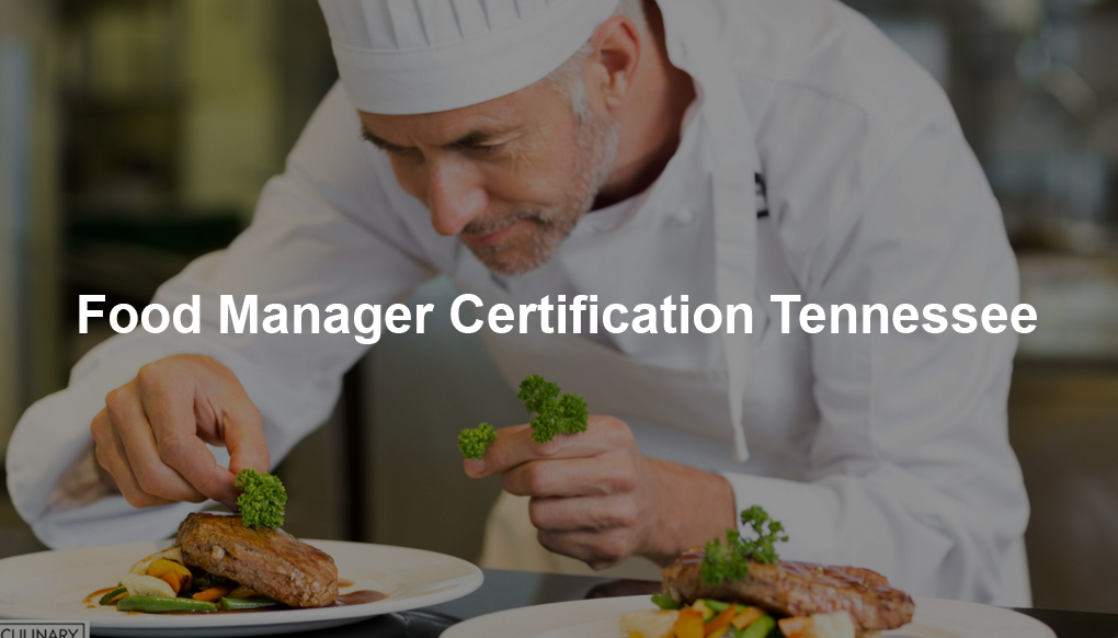 Food Manager Certification Tennessee